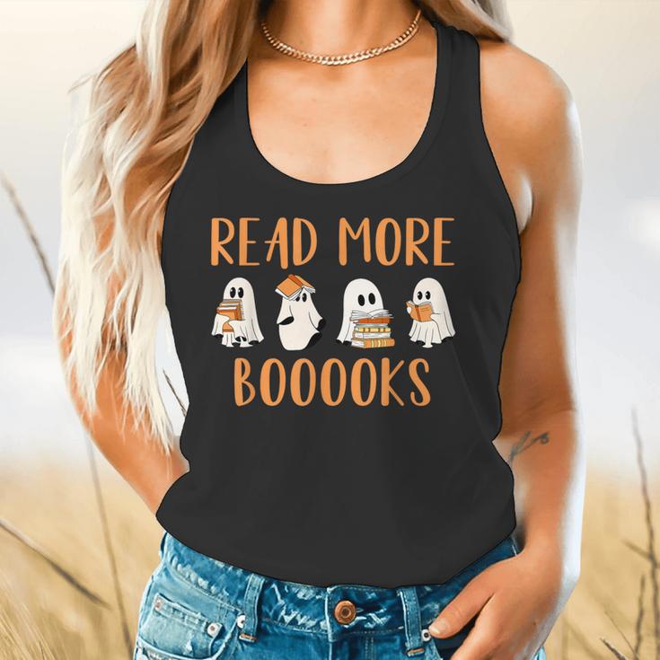 Cute Booooks Ghost Read More Books Teacher Halloween Flowy Tank, gift for family, gift for coworker Cute Booooks Ghost Read More Books Teacher Halloween Flowy Tank, gift for family, gift for coworker