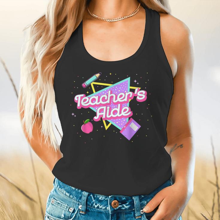 Cute Teacher's Aide Shirt 80's 90's Back To School For Men Women Flowy Tank, gift for family, gift for coworker Cute Teacher's Aide Shirt 80's 90's Back To School For Men Women Flowy Tank, gift for family, gift for coworker