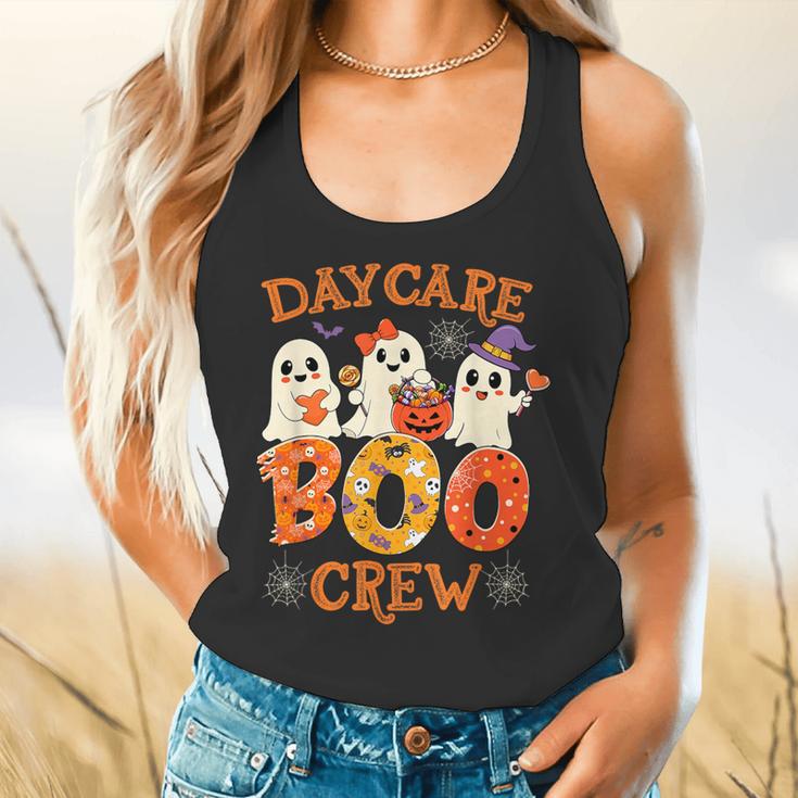 Daycare Boo Crew Halloween Spooky Costume For Teacher Flowy Tank, gift for family, gift for coworker