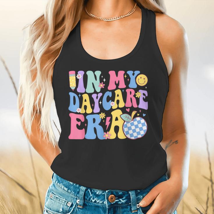 In My Daycare Era Groovy Teacher Daycare First Day Of School Flowy Tank, gift for family, gift for coworker