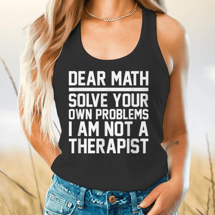 Dear Math Grow Up Solve Your Own Problems Math Teacher Flowy Tank, gift for family, gift for coworker Dear Math Grow Up Solve Your Own Problems Math Teacher Flowy Tank, gift for family, gift for coworker