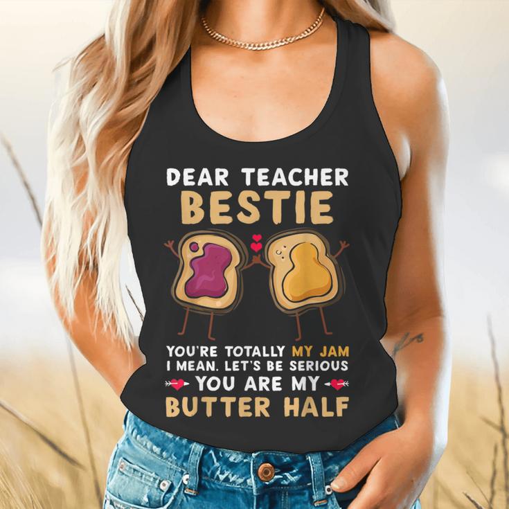 Dear Teacher Bestie You'Re Totally My Jam Shirt Kids Flowy Tank, gift for family, gift for coworker Dear Teacher Bestie You'Re Totally My Jam Shirt Kids Flowy Tank, gift for family, gift for coworker