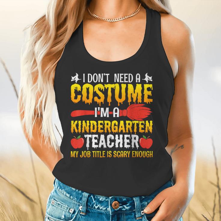 I Don't Need A Costume I'm A Kindergarten Teacher Halloween Flowy Tank, gift for family, gift for coworker I Don't Need A Costume I'm A Kindergarten Teacher Halloween Flowy Tank, gift for family, gift for coworker