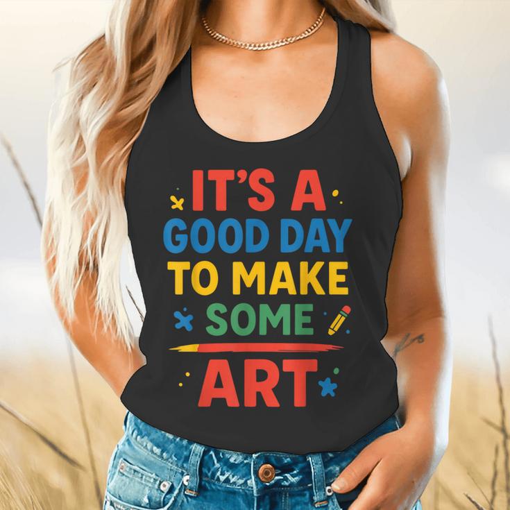 Drawing Art Artist Teacher It’s A Good Day To Make Some Art Flowy Tank, gift for family, gift for coworker Drawing Art Artist Teacher It’s A Good Day To Make Some Art Flowy Tank, gift for family, gift for coworker