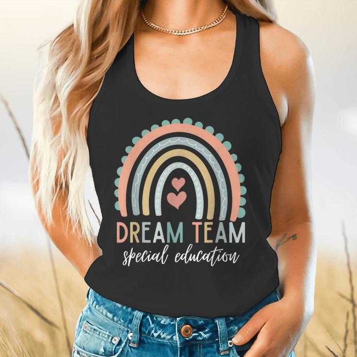 Dream Team Special Education Teacher ED SPED Squad Rainbow Flowy Tank, gift for family, gift for coworker Dream Team Special Education Teacher ED SPED Squad Rainbow Flowy Tank, gift for family, gift for coworker