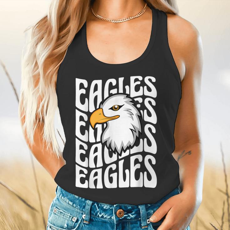 Eagles School Sports Fan Team Spirit Teacher Parent Student Flowy Tank, gift for family, gift for coworker