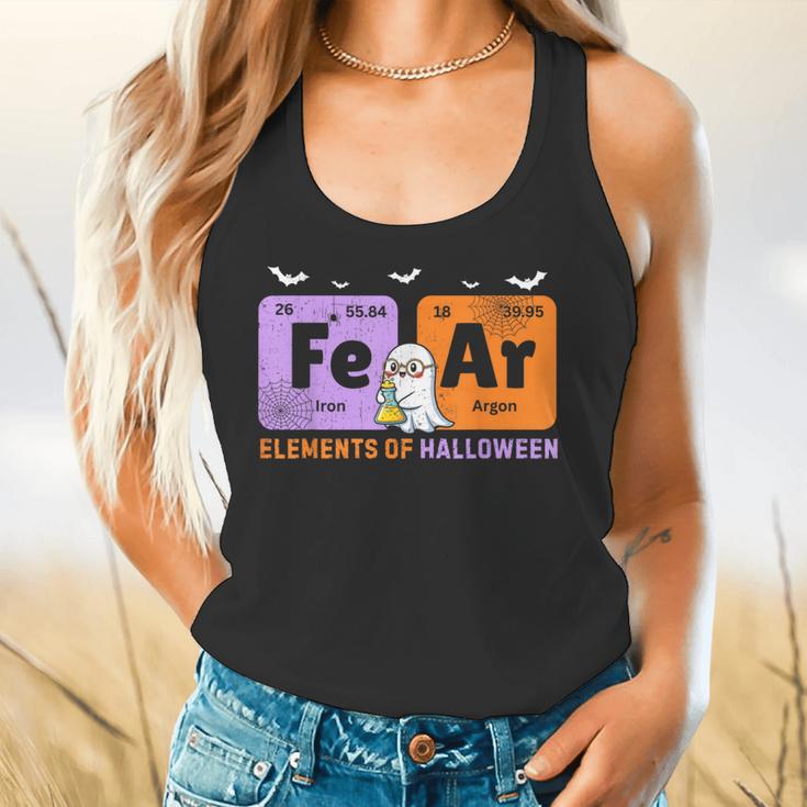 Elements Of Halloween Fear Periodically Chemistry Teacher Flowy Tank, gift for family, gift for coworker Elements Of Halloween Fear Periodically Chemistry Teacher Flowy Tank, gift for family, gift for coworker