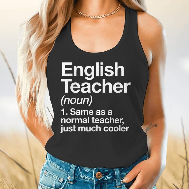 English Teacher Definition Back To School First Day Flowy Tank, gift for family, gift for coworker English Teacher Definition Back To School First Day Flowy Tank, gift for family, gift for coworker