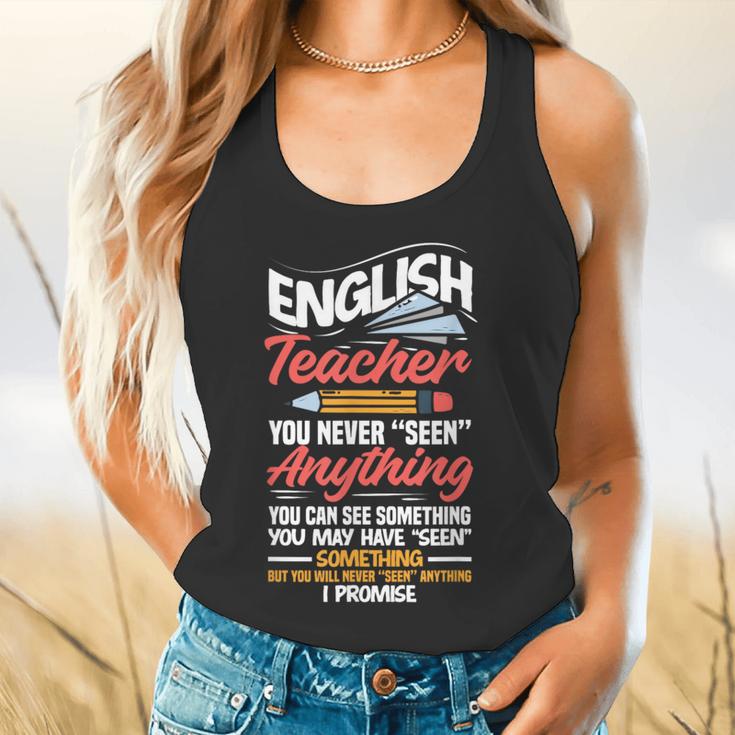 English Teacher Flowy Tank, gift for family, gift for coworker English Teacher Flowy Tank, gift for family, gift for coworker