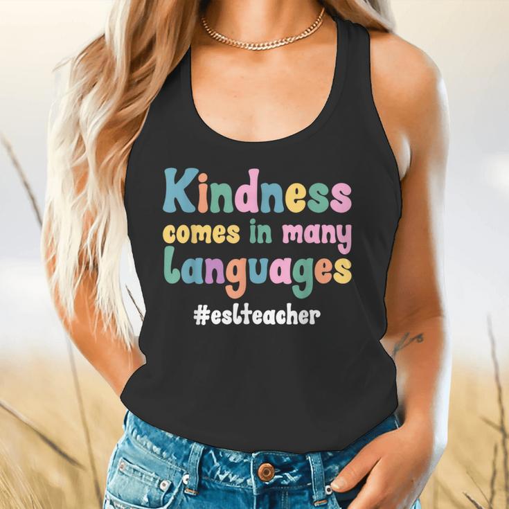 ESL Teacher English As A Second Language Teacher Flowy Tank, gift for family, gift for coworker ESL Teacher English As A Second Language Teacher Flowy Tank, gift for family, gift for coworker