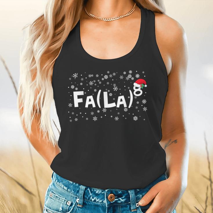FA LA8 Christmas Santa Fa La Math Teacher Mathematic Flowy Tank, gift for family, gift for coworker
