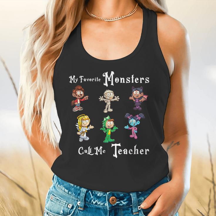 My Favorite Monsters Call Me Teacher Thank Mummy Vampire Bat Flowy Tank, gift for family, gift for coworker My Favorite Monsters Call Me Teacher Thank Mummy Vampire Bat Flowy Tank, gift for family, gift for coworker