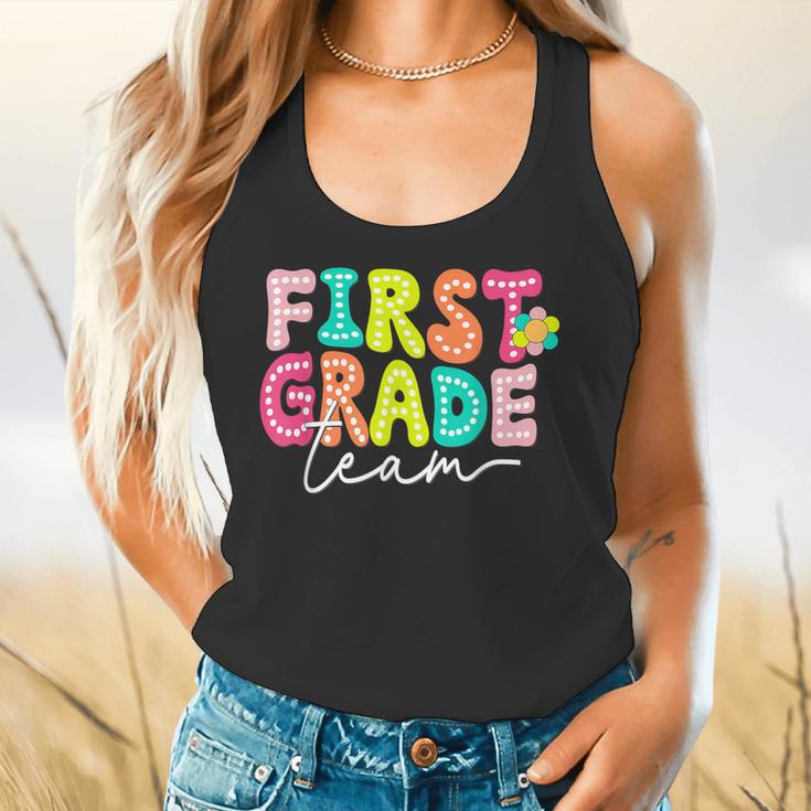 First Grade Team Teacher Back To School 1st Grade Squad Kids Flowy Tank, gift for family, gift for coworker First Grade Team Teacher Back To School 1st Grade Squad Kids Flowy Tank, gift for family, gift for coworker