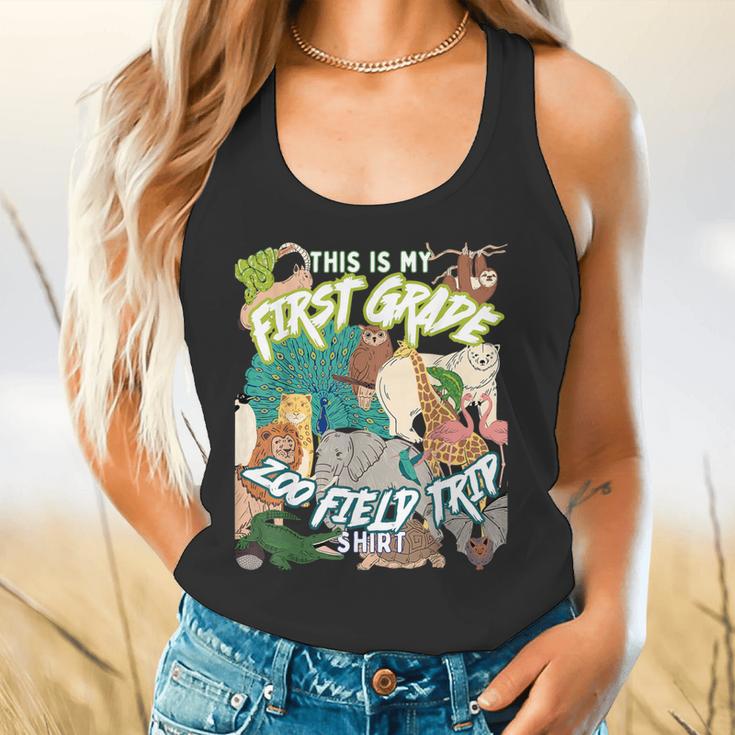 First Grade Zoo Field Trip Matching Student Teacher Class Flowy Tank, gift for family, gift for coworker First Grade Zoo Field Trip Matching Student Teacher Class Flowy Tank, gift for family, gift for coworker