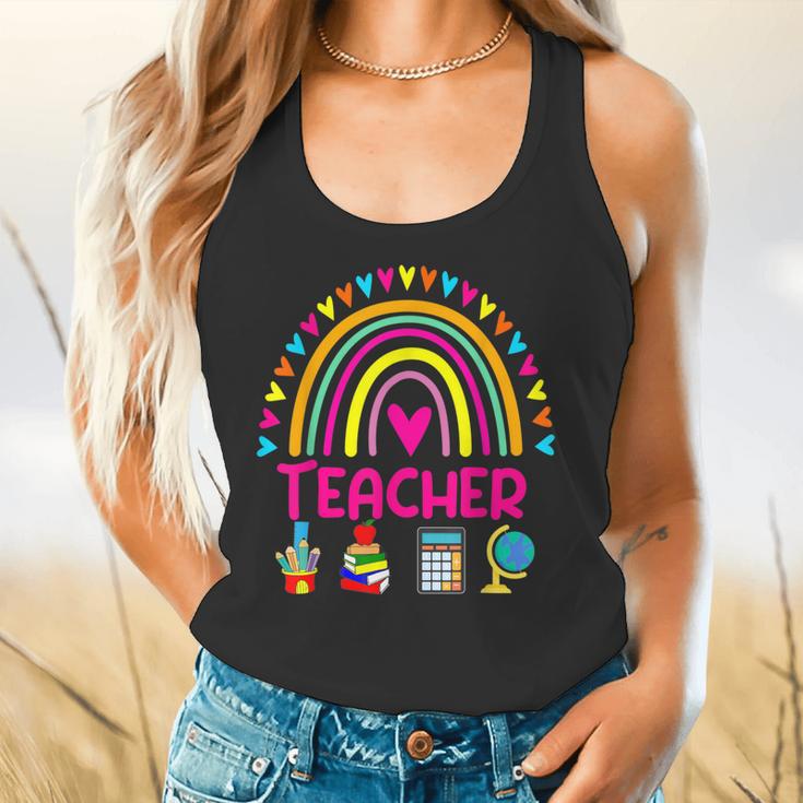 Future Kids Career Teacher Rainbow Boy Girl Graduations Flowy Tank, gift for family, gift for coworker Future Kids Career Teacher Rainbow Boy Girl Graduations Flowy Tank, gift for family, gift for coworker