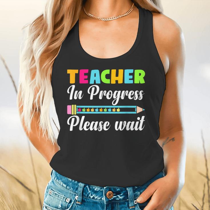 Future Teacher Cool Teacher In Progress Please Wait Flowy Tank, gift for family, gift for coworker Future Teacher Cool Teacher In Progress Please Wait Flowy Tank, gift for family, gift for coworker