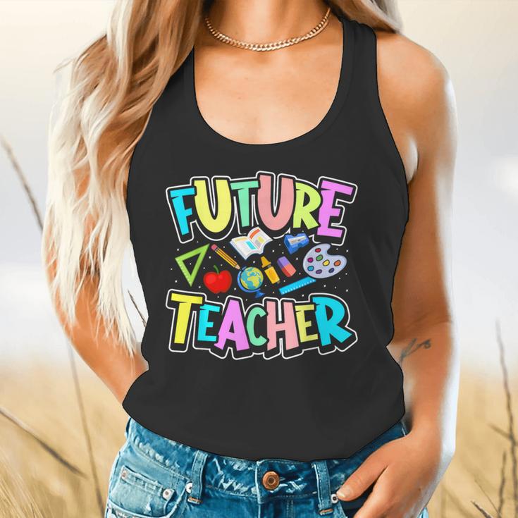 Future Teacher Kid's Career Flowy Tank, gift for family, gift for coworker Future Teacher Kid's Career Flowy Tank, gift for family, gift for coworker