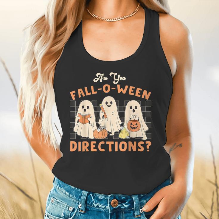 Ghost Are You Fall-O-Ween Directions Teacher Halloween Flowy Tank, gift for family, gift for coworker