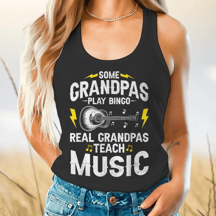 Some Grandpas Play Bingo Real Grandpas Teach Music Teacher Flowy Tank, gift for family, gift for coworker Some Grandpas Play Bingo Real Grandpas Teach Music Teacher Flowy Tank, gift for family, gift for coworker