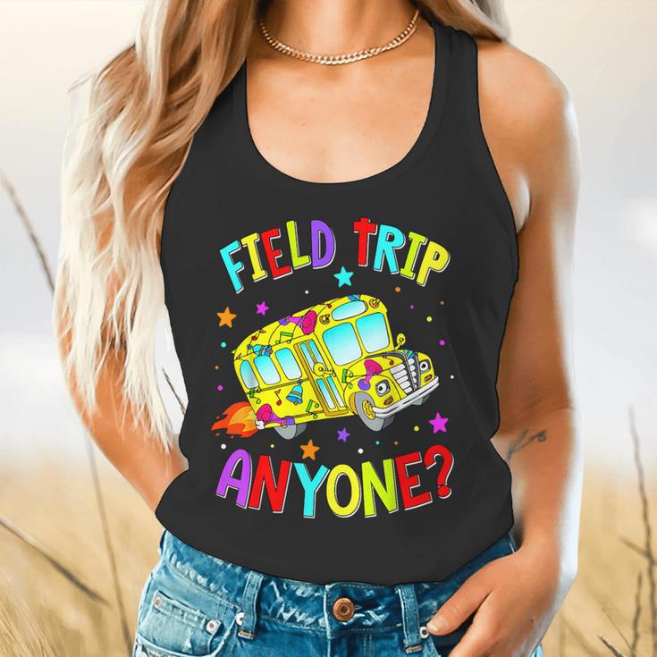 Groovy Field Trip Anyone Happy Field Day For Teachers Kids Flowy Tank, gift for family, gift for coworker Groovy Field Trip Anyone Happy Field Day For Teachers Kids Flowy Tank, gift for family, gift for coworker