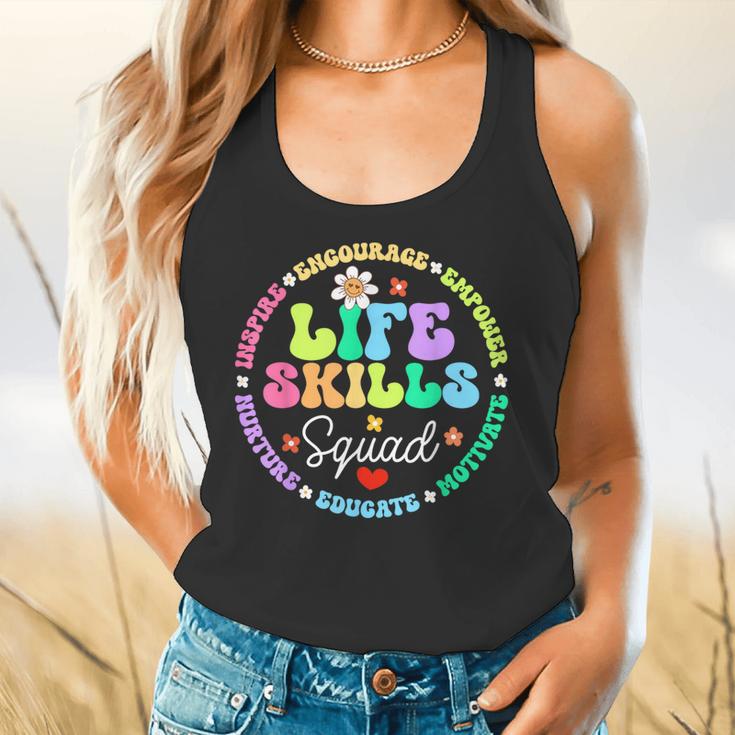 Groovy Life Skills Squad Teacher Special Ed SPED Team Crew Flowy Tank, gift for family, gift for coworker