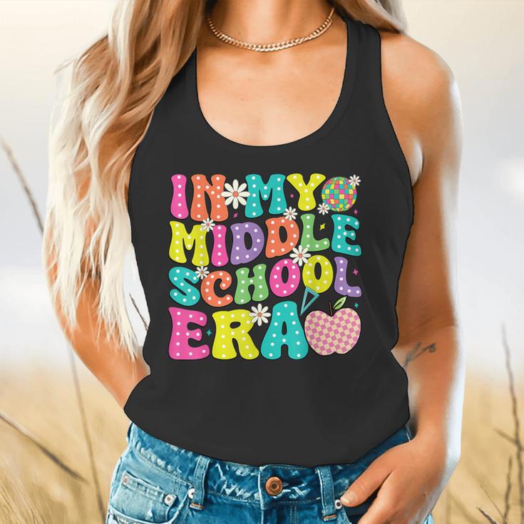 Groovy In My Middle School Era Back To School Teacher Flowy Tank, gift for family, gift for coworker Groovy In My Middle School Era Back To School Teacher Flowy Tank, gift for family, gift for coworker