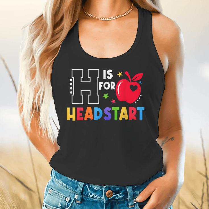 H Is For Head Start Teacher First Day Of School Tee Flowy Tank, gift for family, gift for coworker H Is For Head Start Teacher First Day Of School Tee Flowy Tank, gift for family, gift for coworker