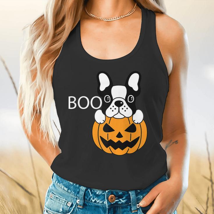 The Halloween Boston Terrier Flowy Tank, gift for family, gift for coworker