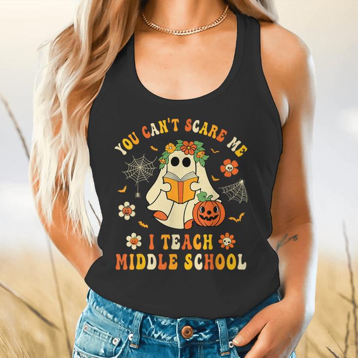 Halloween You Can't Scare Me I Teach Middle School Teacher Flowy Tank, gift for family, gift for coworker Halloween You Can't Scare Me I Teach Middle School Teacher Flowy Tank, gift for family, gift for coworker