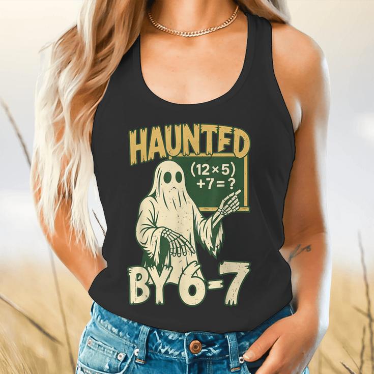 Halloween Costume Haunted By 67 Ghost Math Teacher Professor Flowy Tank, gift for family, gift for coworker Halloween Costume Haunted By 67 Ghost Math Teacher Professor Flowy Tank, gift for family, gift for coworker