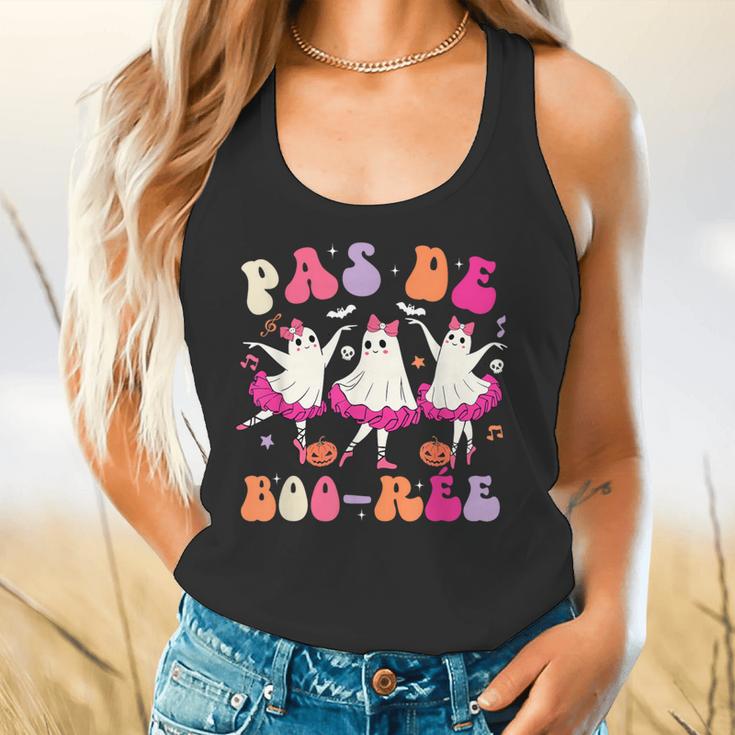 Halloween Dance Teacher Pas De Boo-Ree Ghost Ballet Dancer Flowy Tank, gift for family, gift for coworker
