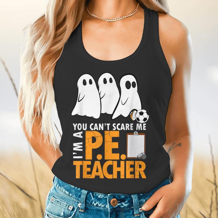 Halloween PE Teacher Shirt Can't Scare Me Flowy Tank, gift for family, gift for coworker Halloween PE Teacher Shirt Can't Scare Me Flowy Tank, gift for family, gift for coworker
