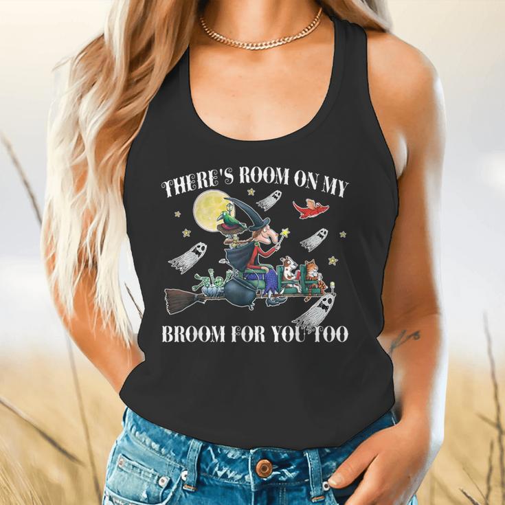 Halloween There's Room On My Broom For You Too Teacher Flowy Tank, gift for family, gift for coworker