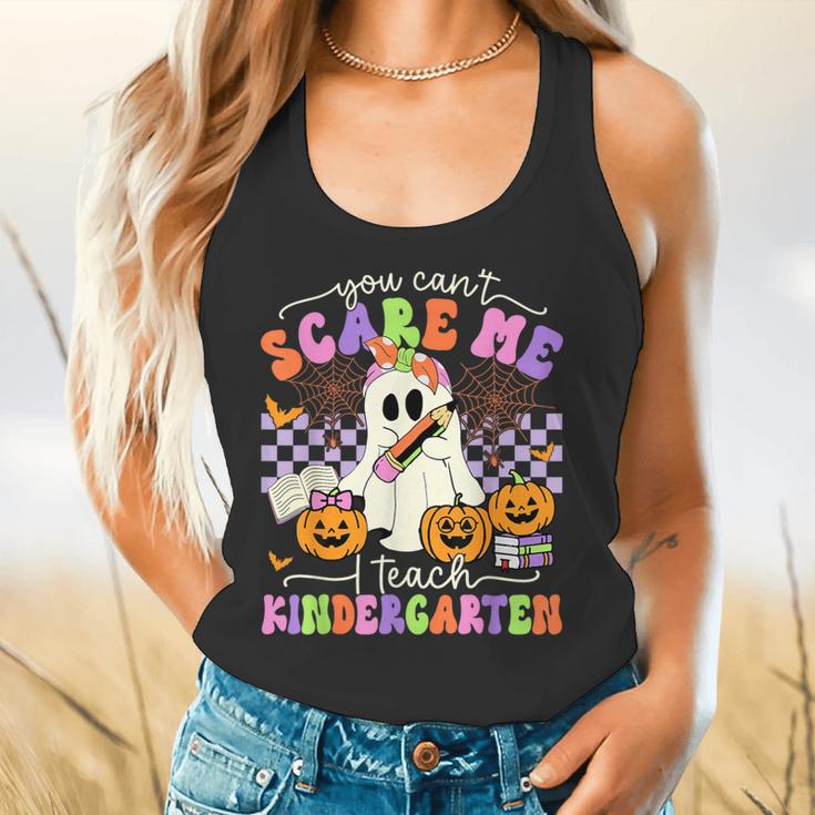 Halloween Teacher You Can't Scare Me I Teach Kindergarten Flowy Tank, gift for family, gift for coworker Halloween Teacher You Can't Scare Me I Teach Kindergarten Flowy Tank, gift for family, gift for coworker