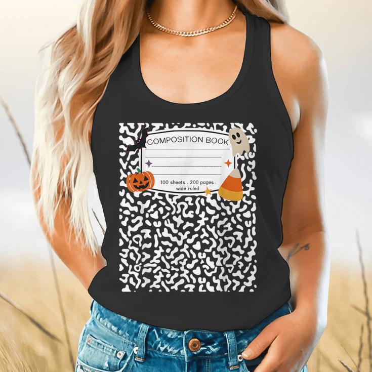 Halloween Teacher Composition Book Notebook Matching Group Flowy Tank, gift for family, gift for coworker Halloween Teacher Composition Book Notebook Matching Group Flowy Tank, gift for family, gift for coworker