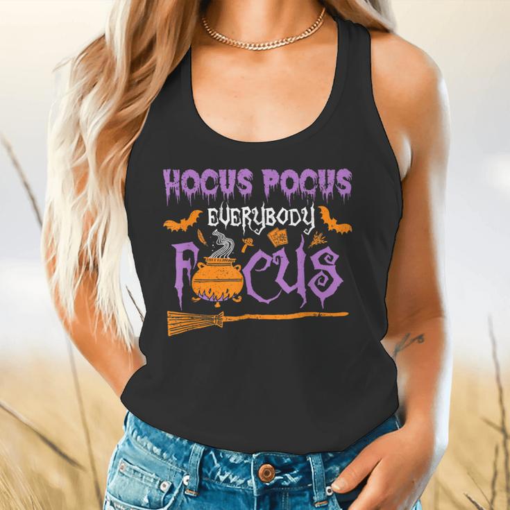 Halloween Teacher Or Student Hocus Pocus Everybody Focus For Men Women Kids Flowy Tank, gift for family, gift for coworker Halloween Teacher Or Student Hocus Pocus Everybody Focus For Men Women Kids Flowy Tank, gift for family, gift for coworker