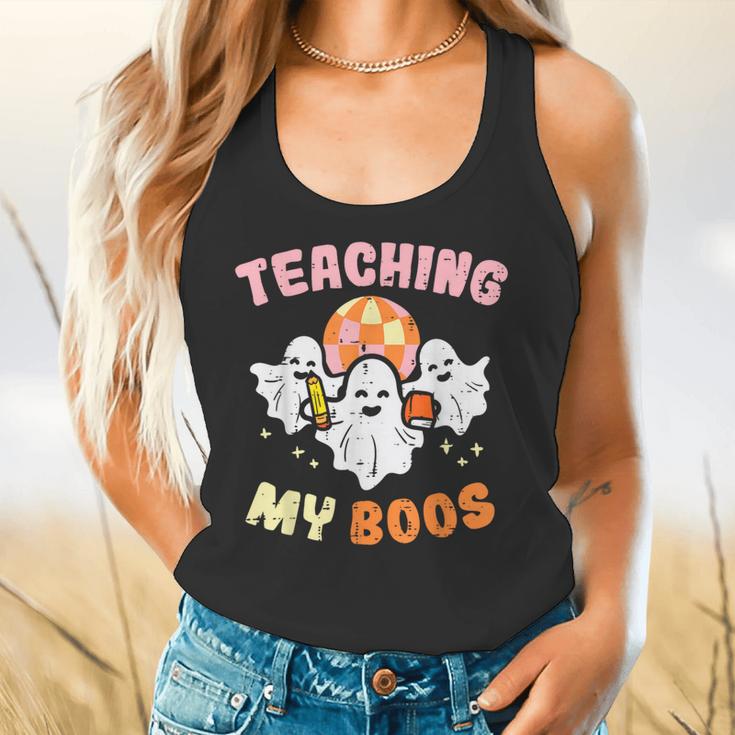 Halloween Teacher Teaching My Boos Costume Teacher Men Women Flowy Tank, gift for family, gift for coworker Halloween Teacher Teaching My Boos Costume Teacher Men Women Flowy Tank, gift for family, gift for coworker
