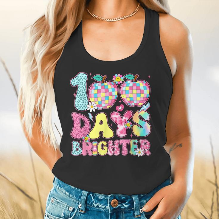 Happy 100th Day Of School 100 Days Brighter Teachers Kids Flowy Tank, gift for family, gift for coworker Happy 100th Day Of School 100 Days Brighter Teachers Kids Flowy Tank, gift for family, gift for coworker