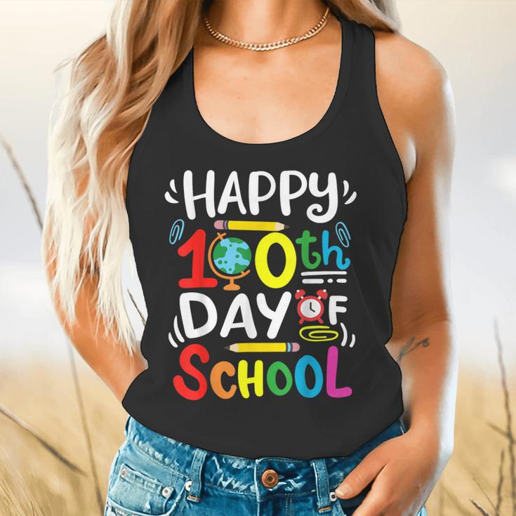 Happy 100th Day Of School 100 Days Of School Teacher Student Flowy Tank, gift for family, gift for coworker