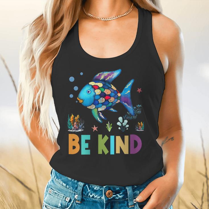 Happy First Day Of School Fish Rainbows Teacher Be Kind Flowy Tank, gift for family, gift for coworker Happy First Day Of School Fish Rainbows Teacher Be Kind Flowy Tank, gift for family, gift for coworker