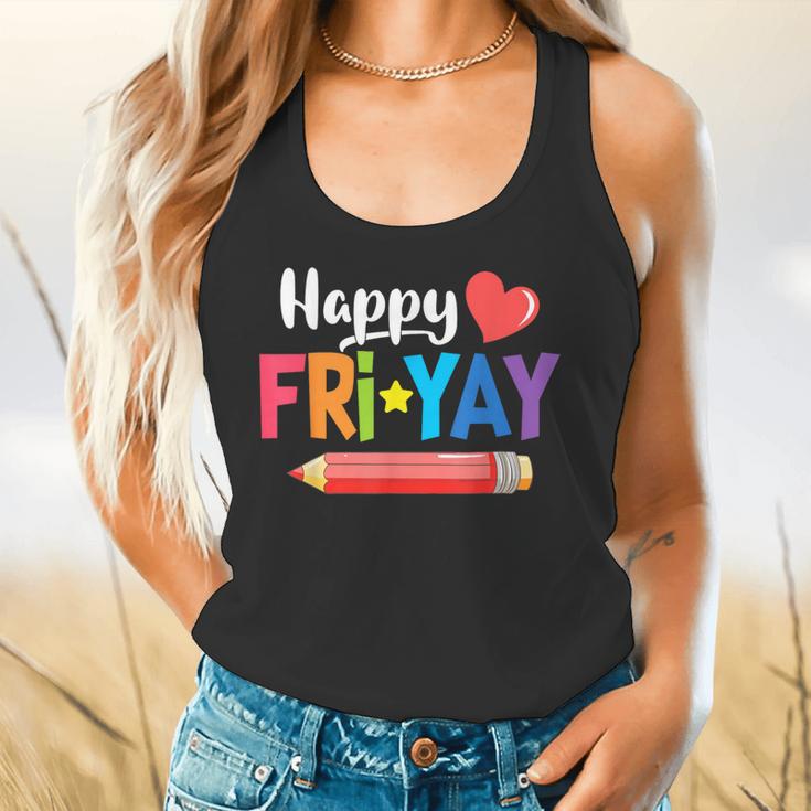 Happy Fri-Yay Friday Lovers Fun Teacher Life Weekend Flowy Tank, gift for family, gift for coworker Happy Fri-Yay Friday Lovers Fun Teacher Life Weekend Flowy Tank, gift for family, gift for coworker