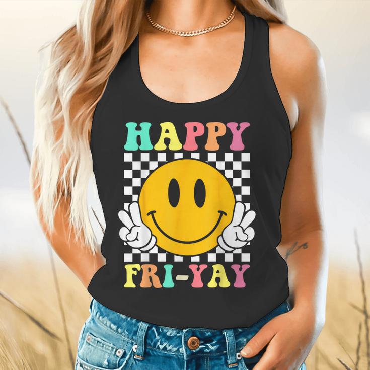 Happy Fri-Yay Teacher Friday Weekend School Flowy Tank, gift for family, gift for coworker