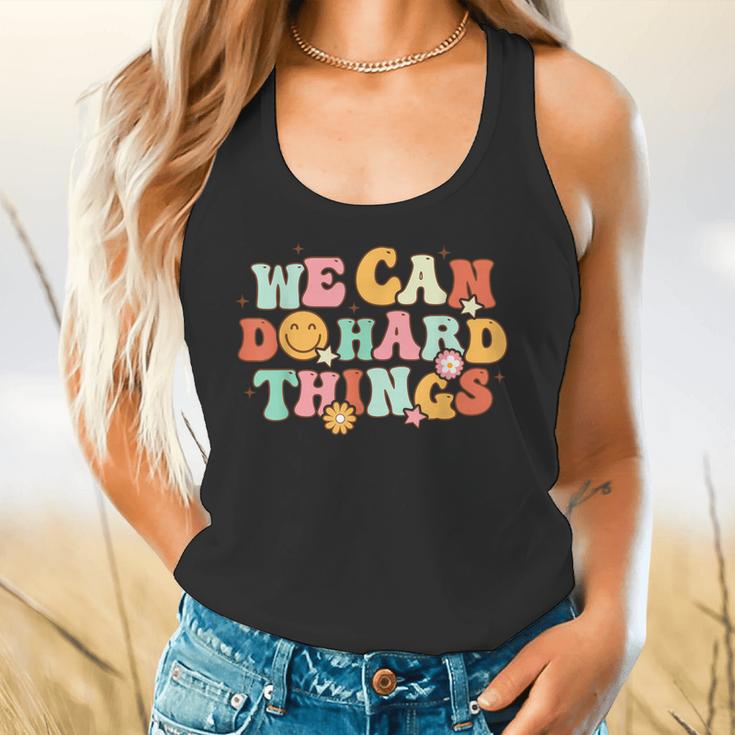 We Can Do Hard Things Teacher Back To School Teacher Student Flowy Tank, gift for family, gift for coworker We Can Do Hard Things Teacher Back To School Teacher Student Flowy Tank, gift for family, gift for coworker