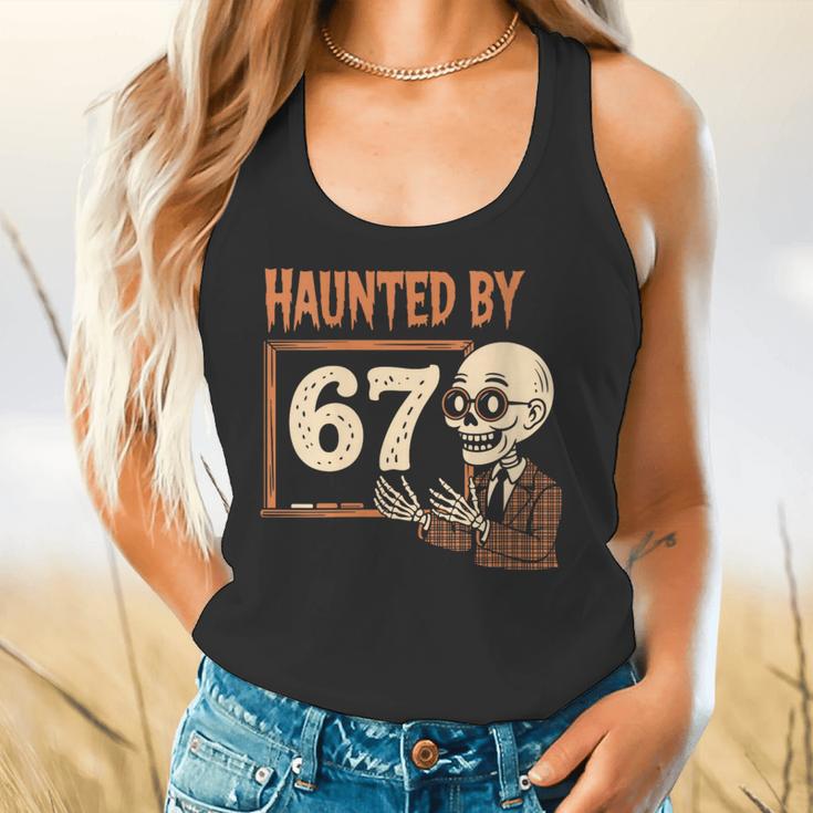 Haunted By 67 Halloween 67 Meme Six Seven Teacher Flowy Tank, gift for family, gift for coworker Haunted By 67 Halloween 67 Meme Six Seven Teacher Flowy Tank, gift for family, gift for coworker