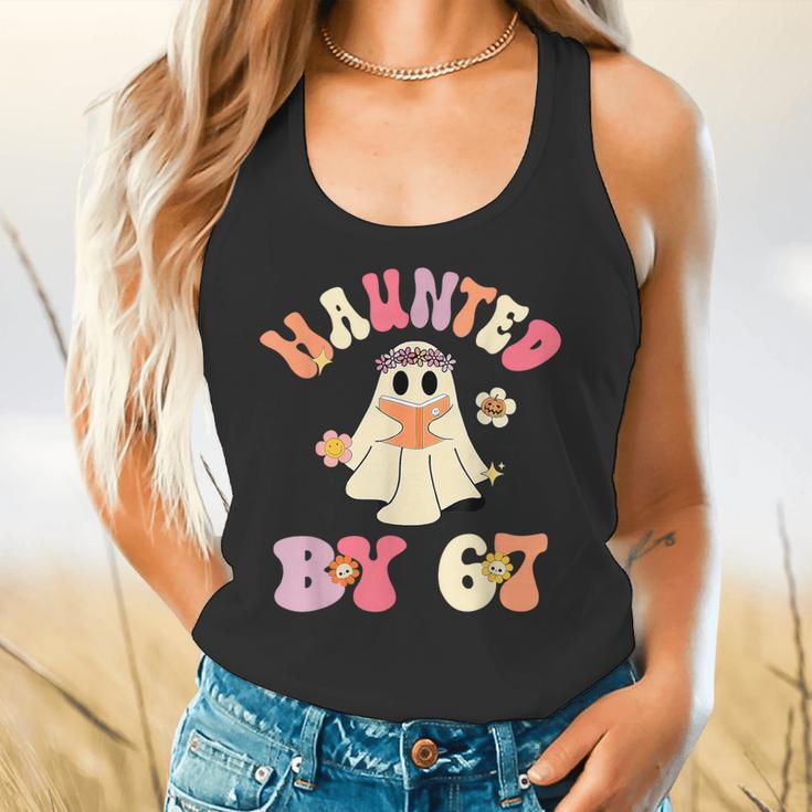 Haunted By 67 Meme Six Seven 6 7 Halloween Teachers Flowy Tank, gift for family, gift for coworker Haunted By 67 Meme Six Seven 6 7 Halloween Teachers Flowy Tank, gift for family, gift for coworker