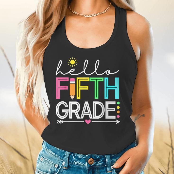 Hello Fifth Grade Teacher Student 5th Grade Back To School Flowy Tank, gift for family, gift for coworker Hello Fifth Grade Teacher Student 5th Grade Back To School Flowy Tank, gift for family, gift for coworker
