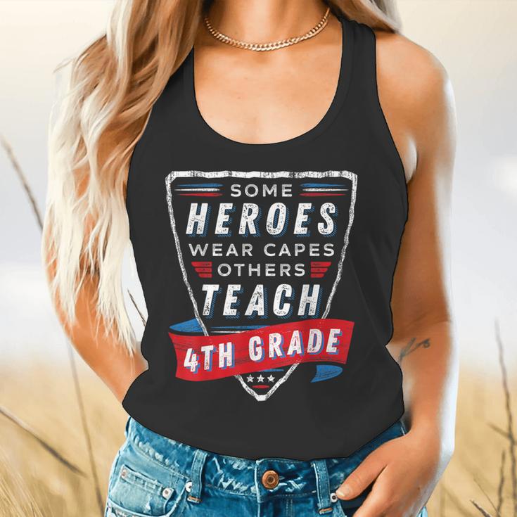 Some Heroes Wear Capes Others Teach 4th Grade Teacher Men Women Kids Flowy Tank, gift for family, gift for coworker Some Heroes Wear Capes Others Teach 4th Grade Teacher Men Women Kids Flowy Tank, gift for family, gift for coworker
