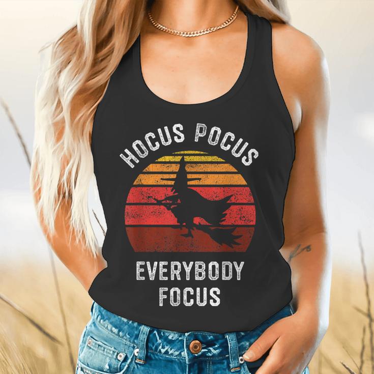 Hocus Pocus Everybody Focus Witch Halloween Teacher Women Flowy Tank, gift for family, gift for coworker Hocus Pocus Everybody Focus Witch Halloween Teacher Women Flowy Tank, gift for family, gift for coworker