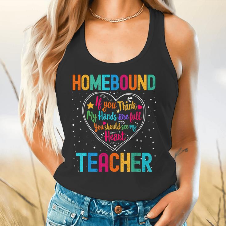 Homebound Teacher Appreciation Week Back To School Heart Flowy Tank, gift for family, gift for coworker Homebound Teacher Appreciation Week Back To School Heart Flowy Tank, gift for family, gift for coworker