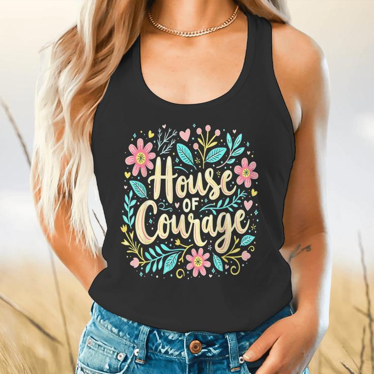 House Of Courage Flowers RCA School Teacher Student Tee Flowy Tank, gift for family, gift for coworker House Of Courage Flowers RCA School Teacher Student Tee Flowy Tank, gift for family, gift for coworker